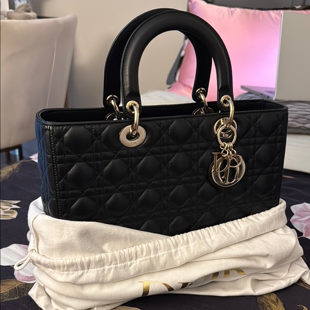 Dior - Black Large Lady Dior